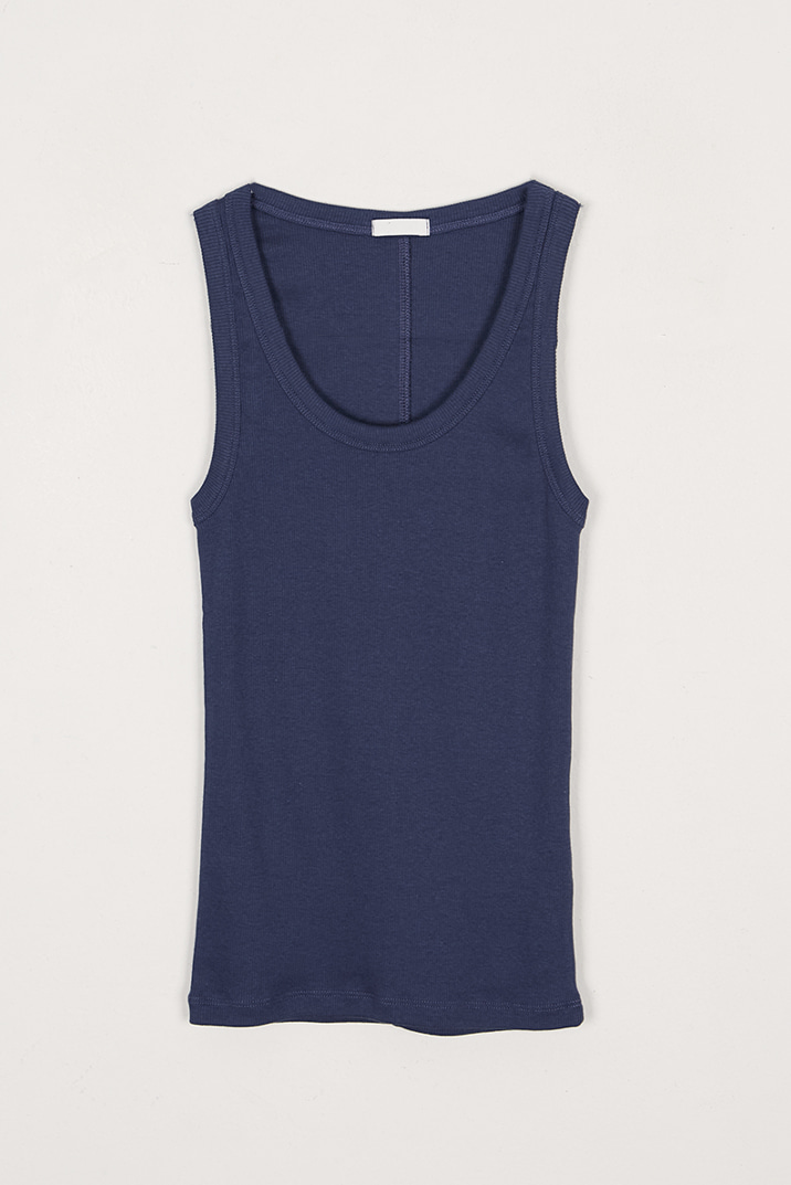 RUSH RIBBED SLEEVELESS TOP