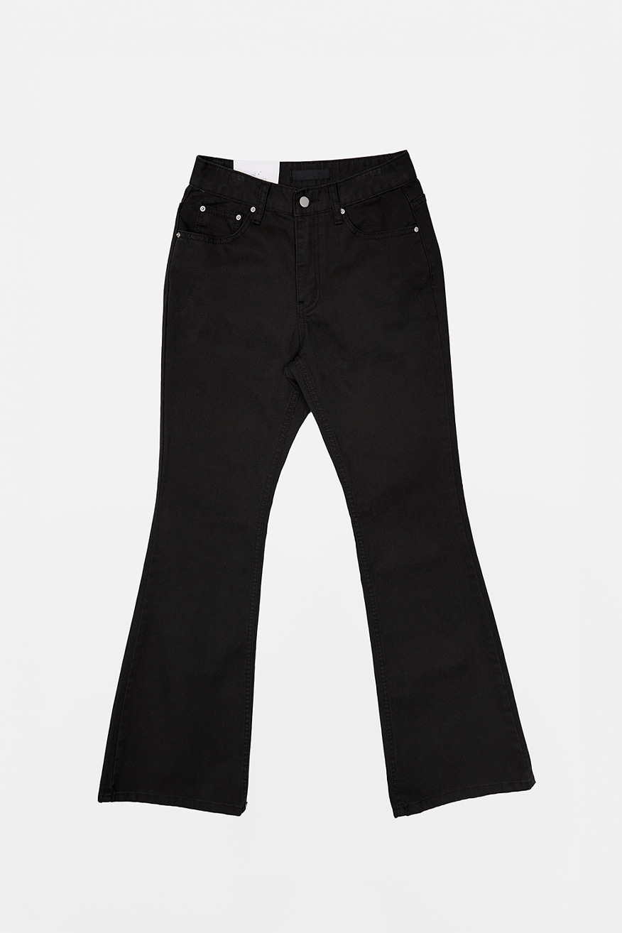 COTTON FLARE LOW JEANS