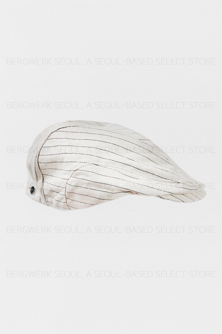 STRIPE SNAP FLAT CAP