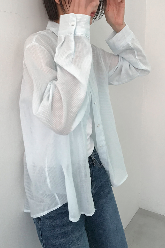GAUZE STRIPE SHIRT
