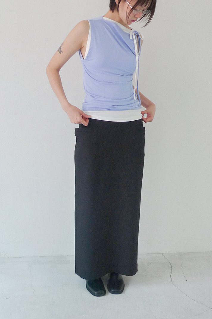 POCKET SLACKS SKIRT