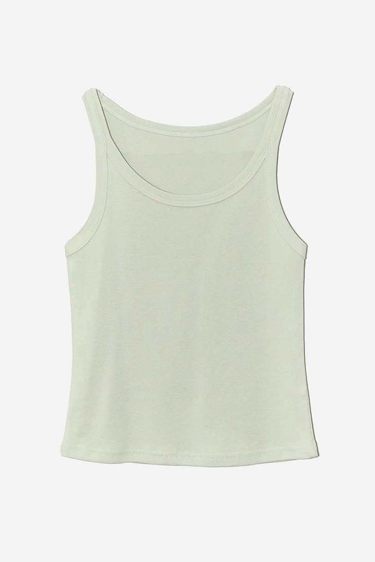 BASIC RIBBED SLEEVELESS