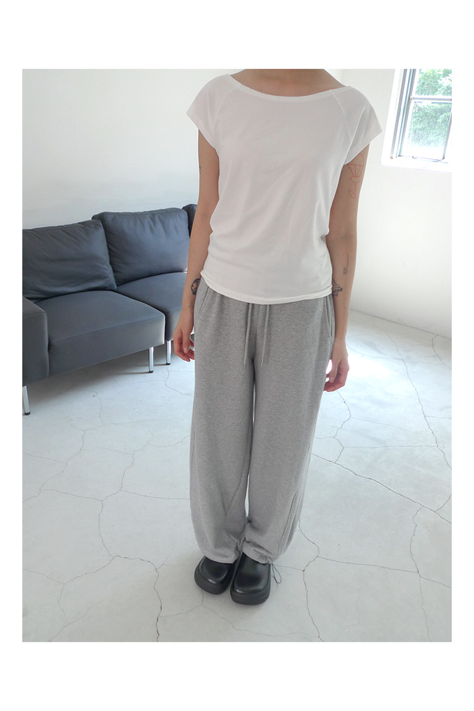 BOAT NECK RAGLAN TEE