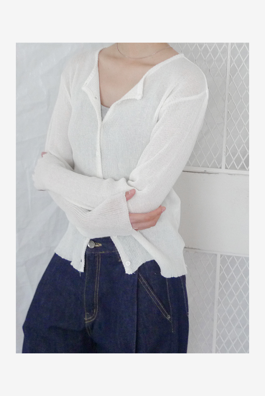 LINEN LIGHT CARDIGAN