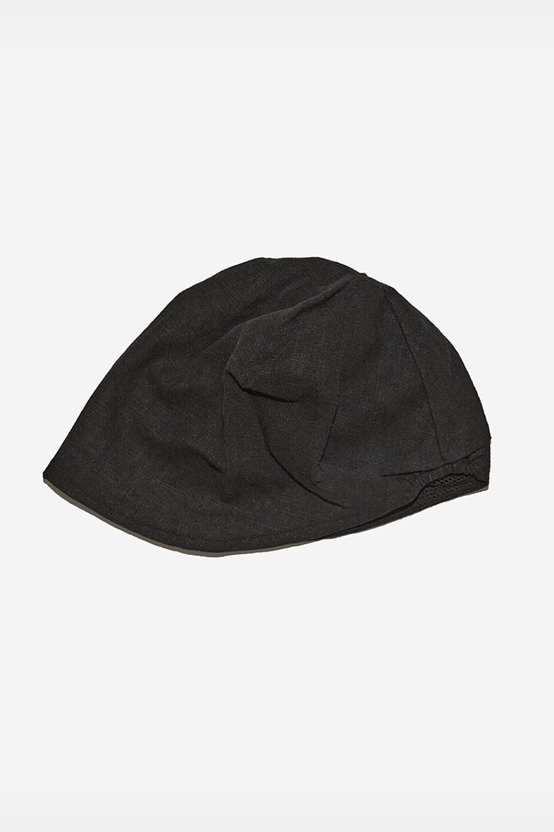 LINEN SHORT BUCKET HAT