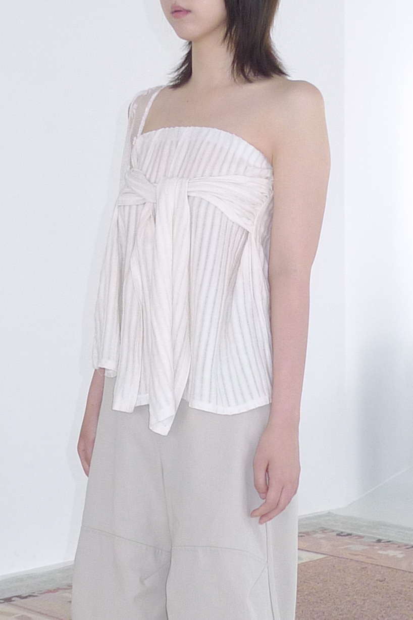 TIE STRIPE MULTI TOP