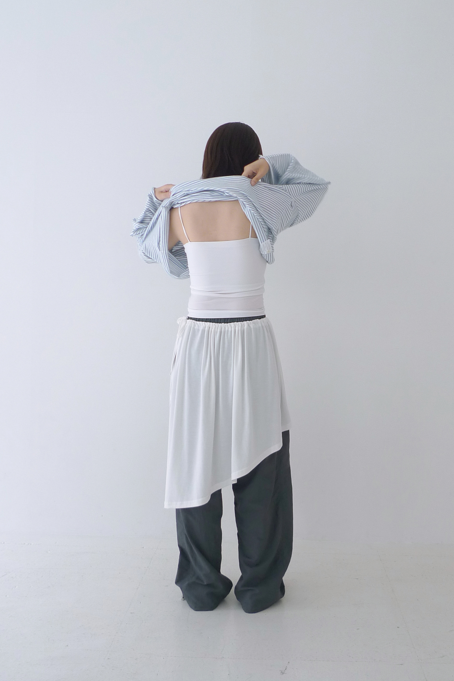 CURTAIN LAYERED SKIRT