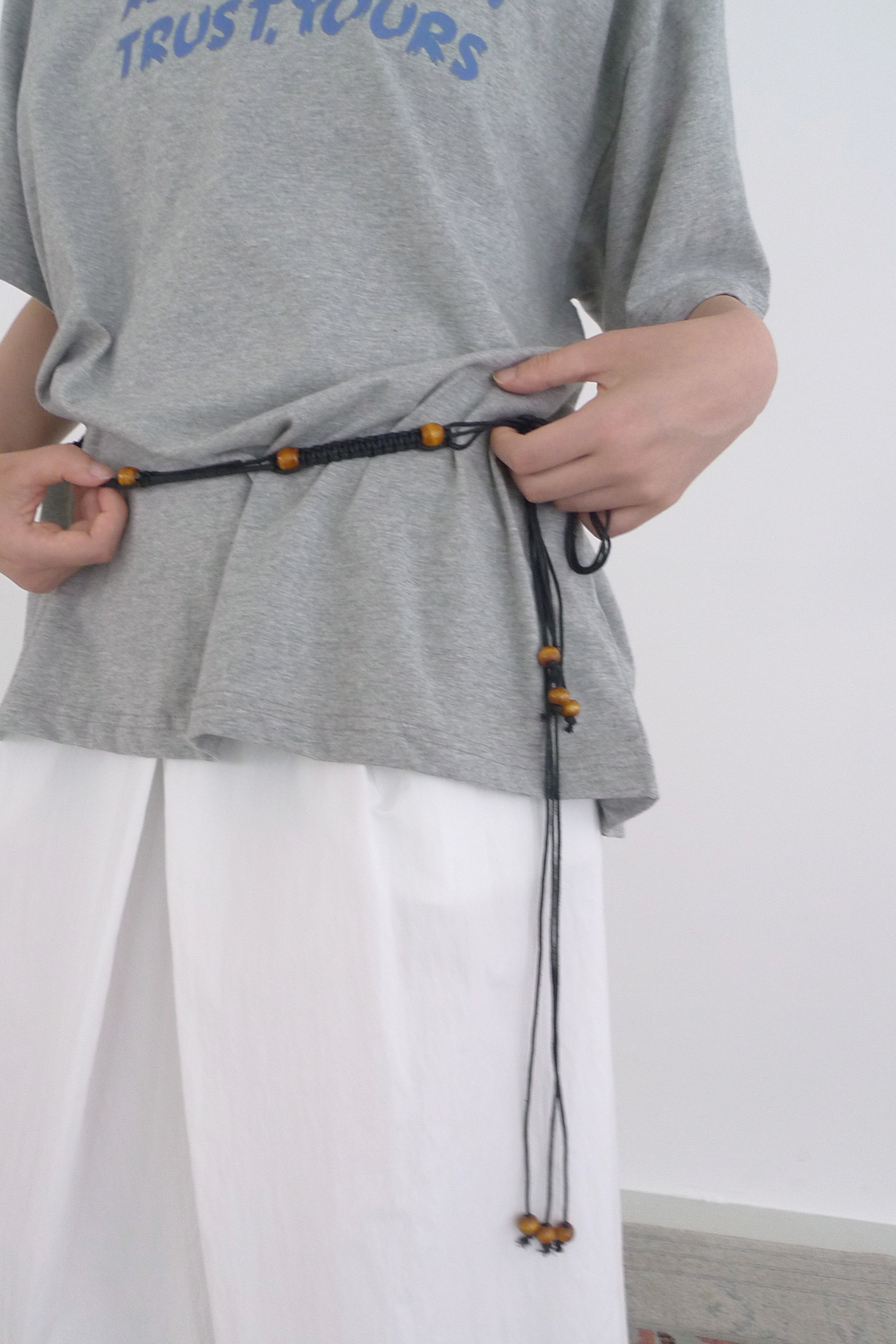 ETHNIC TIE BELT