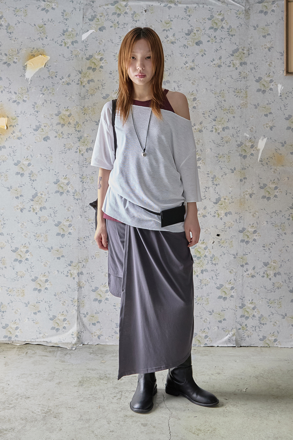 MULTI DRAPE WRAP SKIRT
