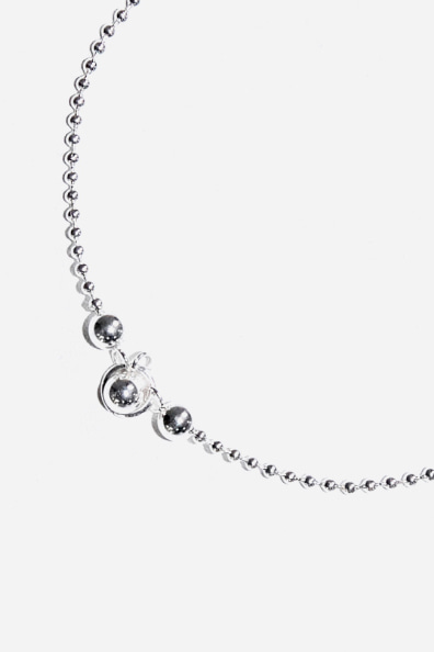 SILVER BEADS BRACELET