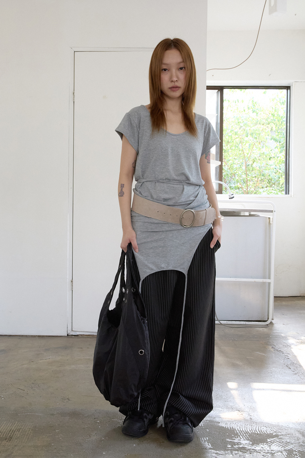 LAYERED HALTER TOP SET