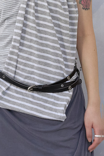 TWO-LINE EYELET BELT