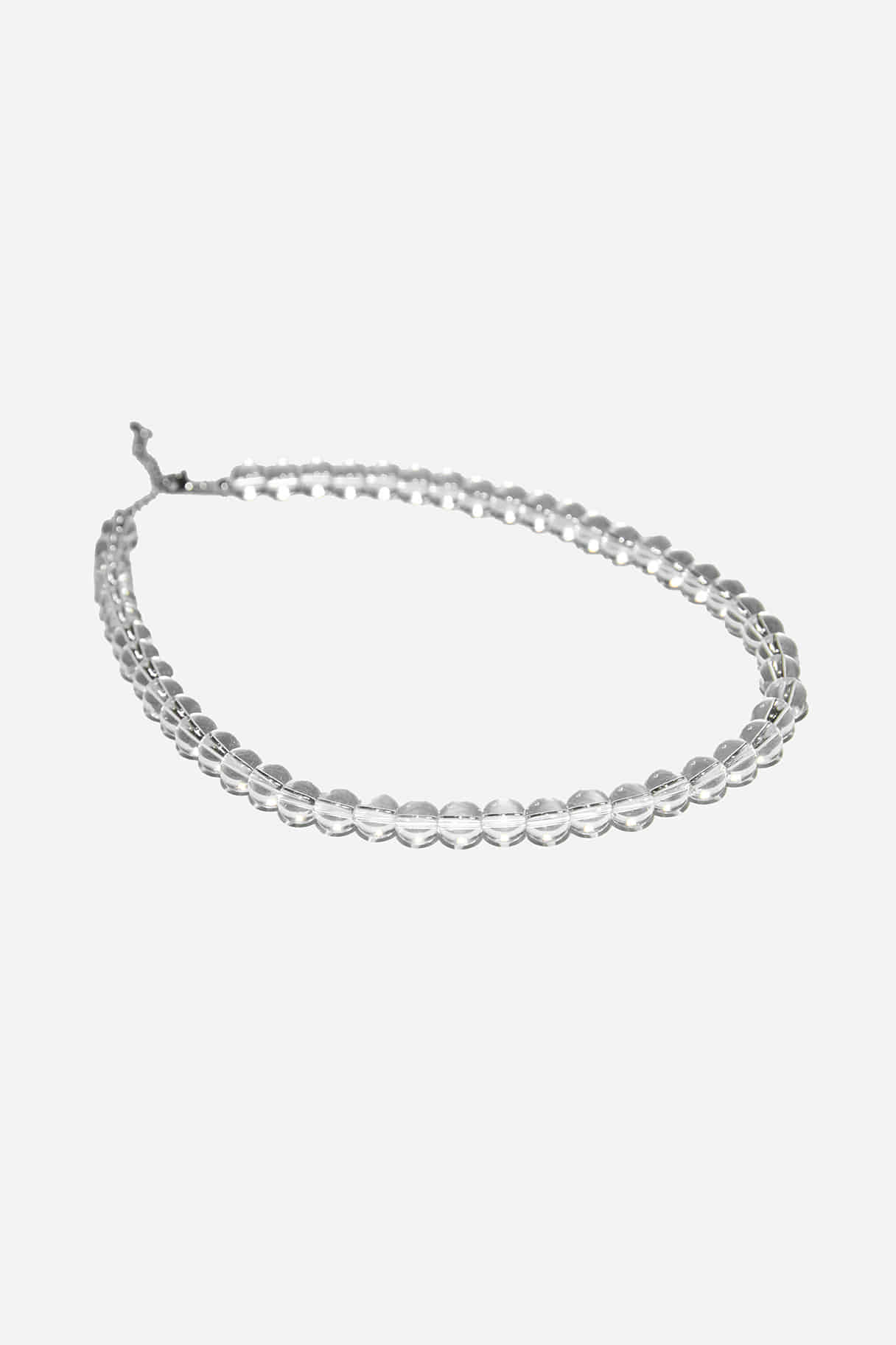 CLEAR BALL NECKLACE