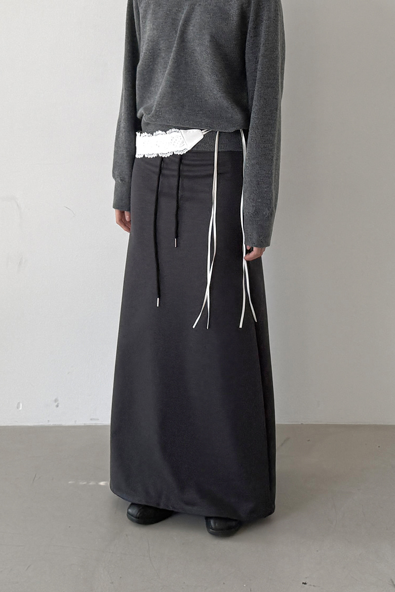 WAIST MAXI SKIRT