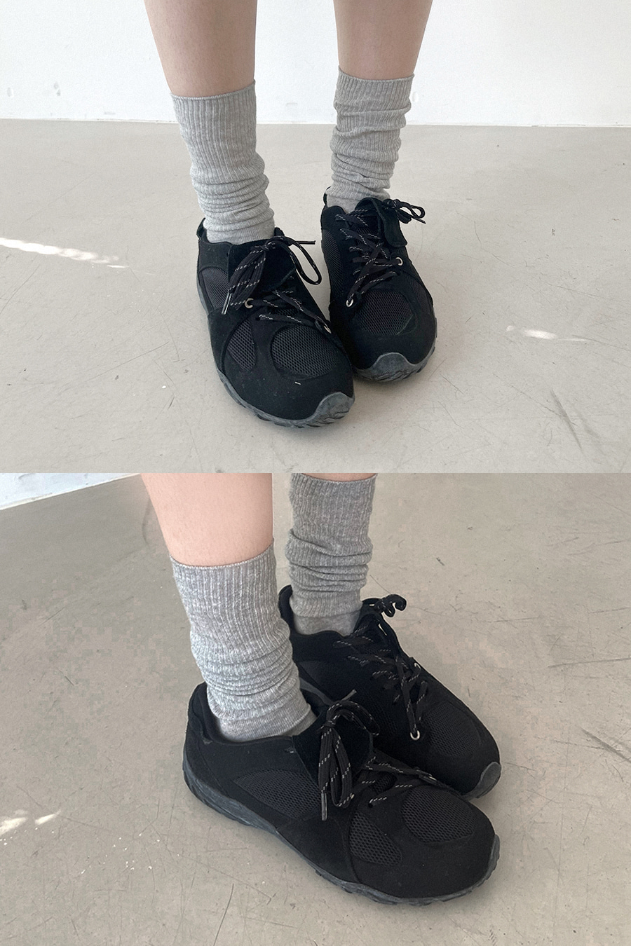 BASIC RIBBED LONG SOCKS