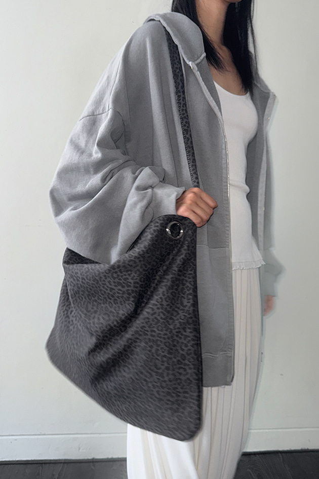 LEOPARD EYELET BIG BAG