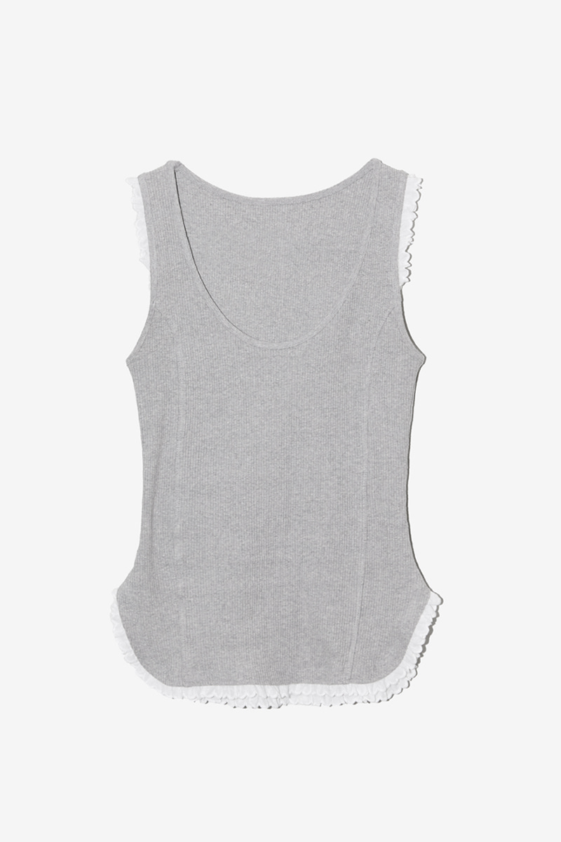 APRON U-NECK SLEEVELESS