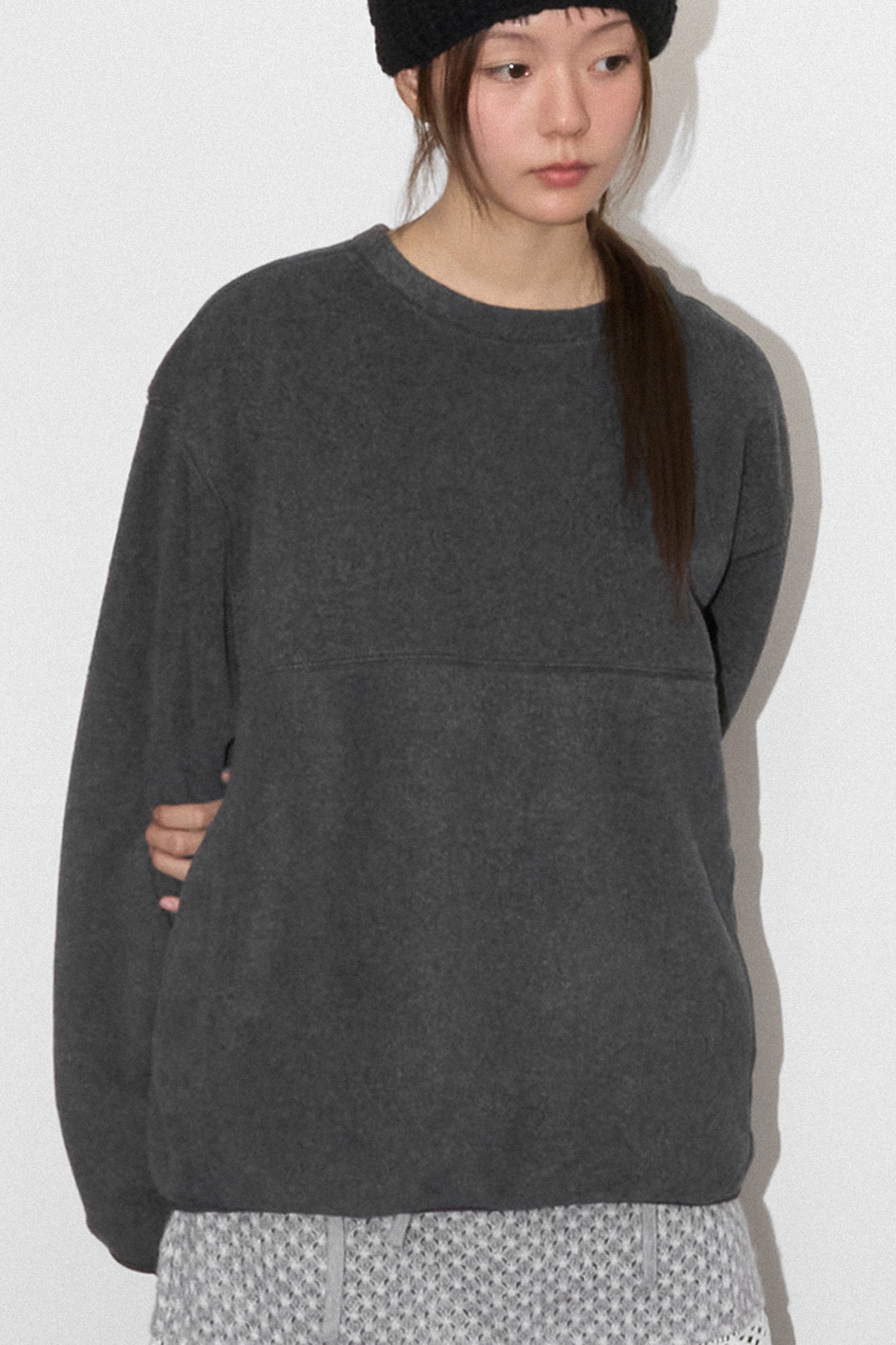 TEDDY FLEECE SWEATSHIRT