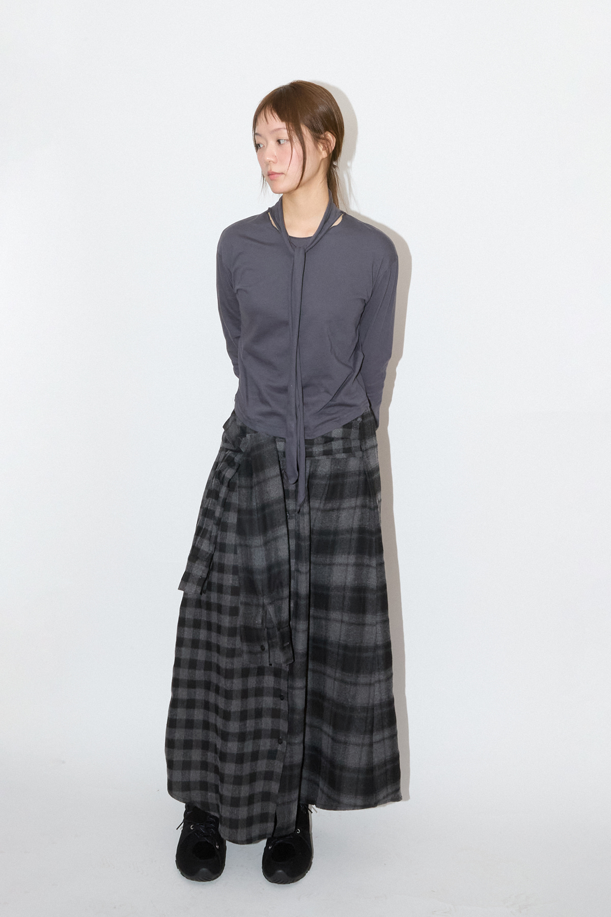 TIE LONG SLEEVE TOP