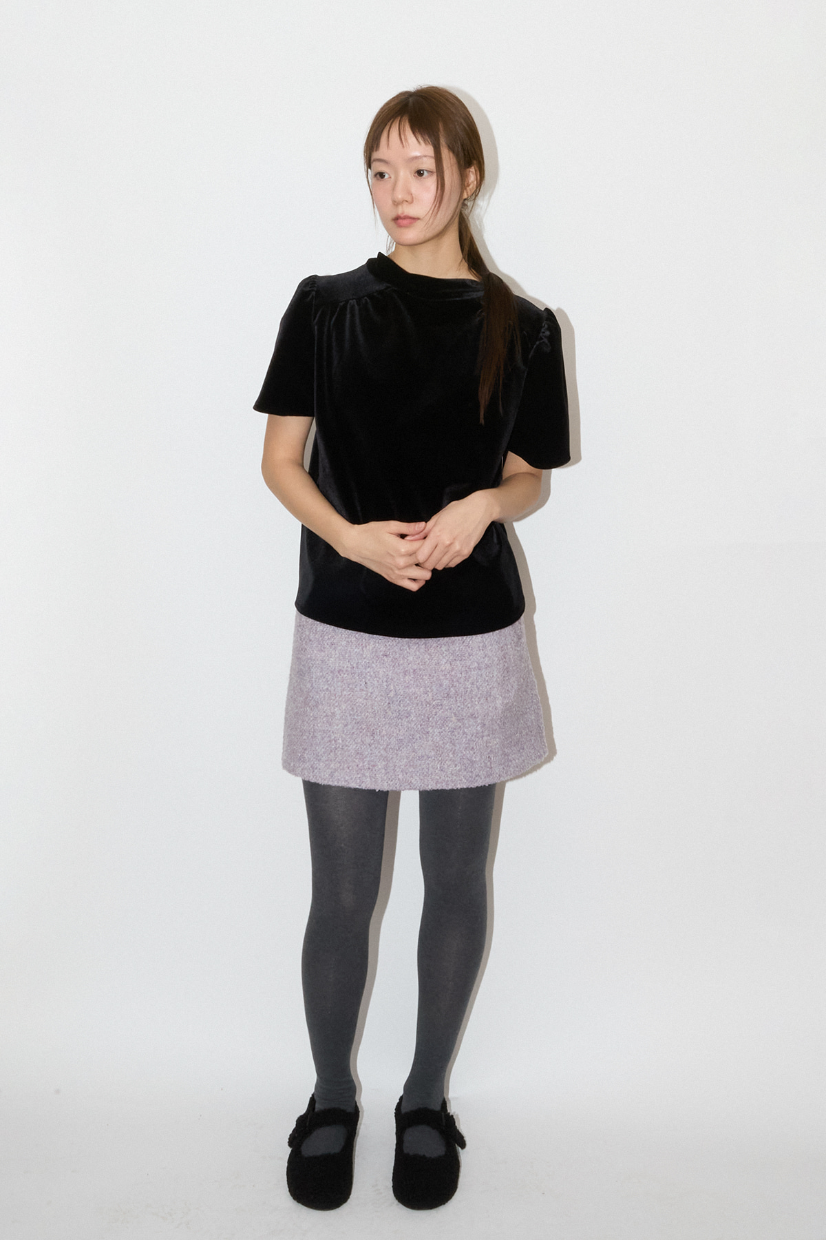 TWEED MINI SKIRT