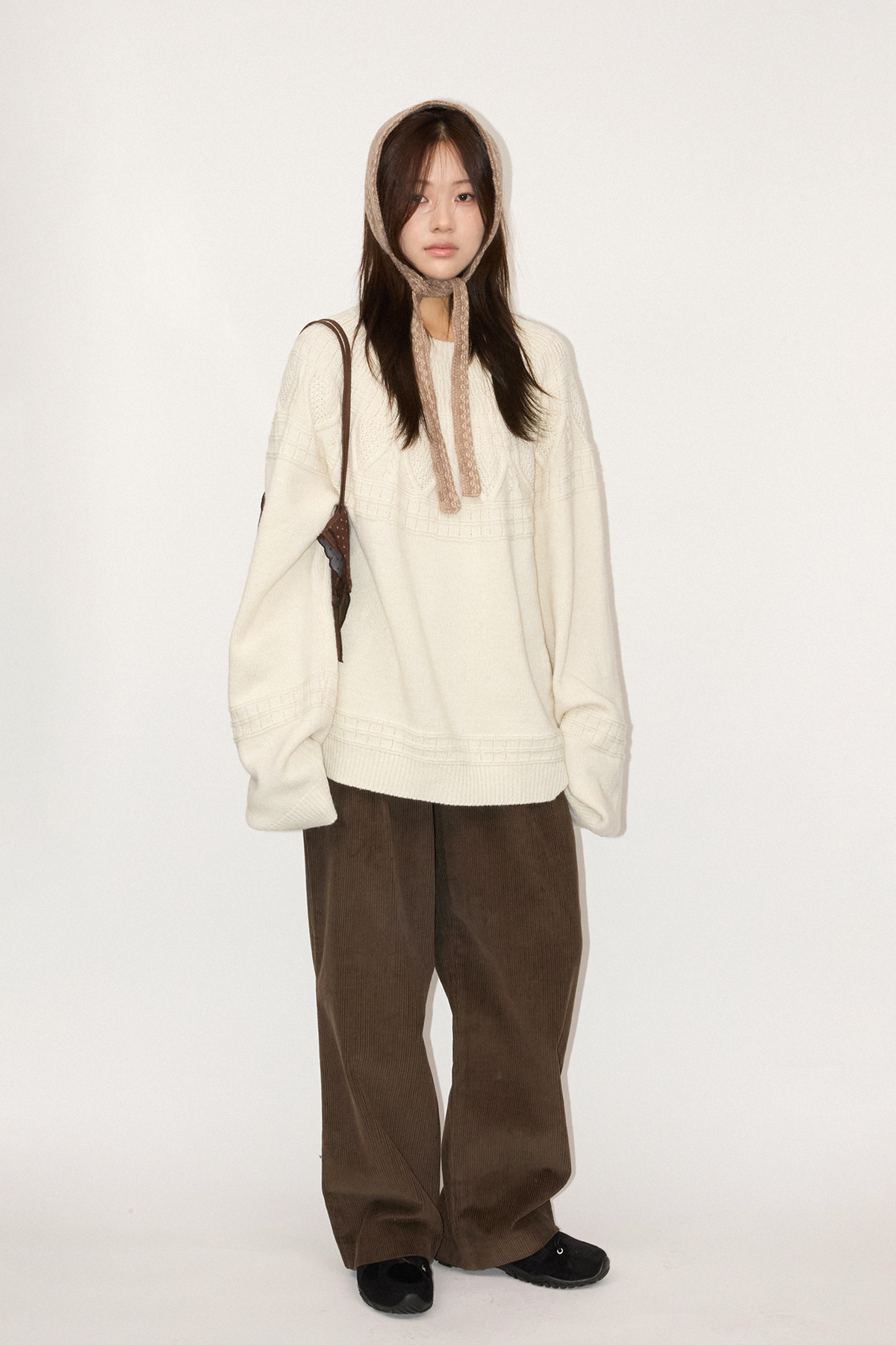 CORDUROY WIDE PANTS
