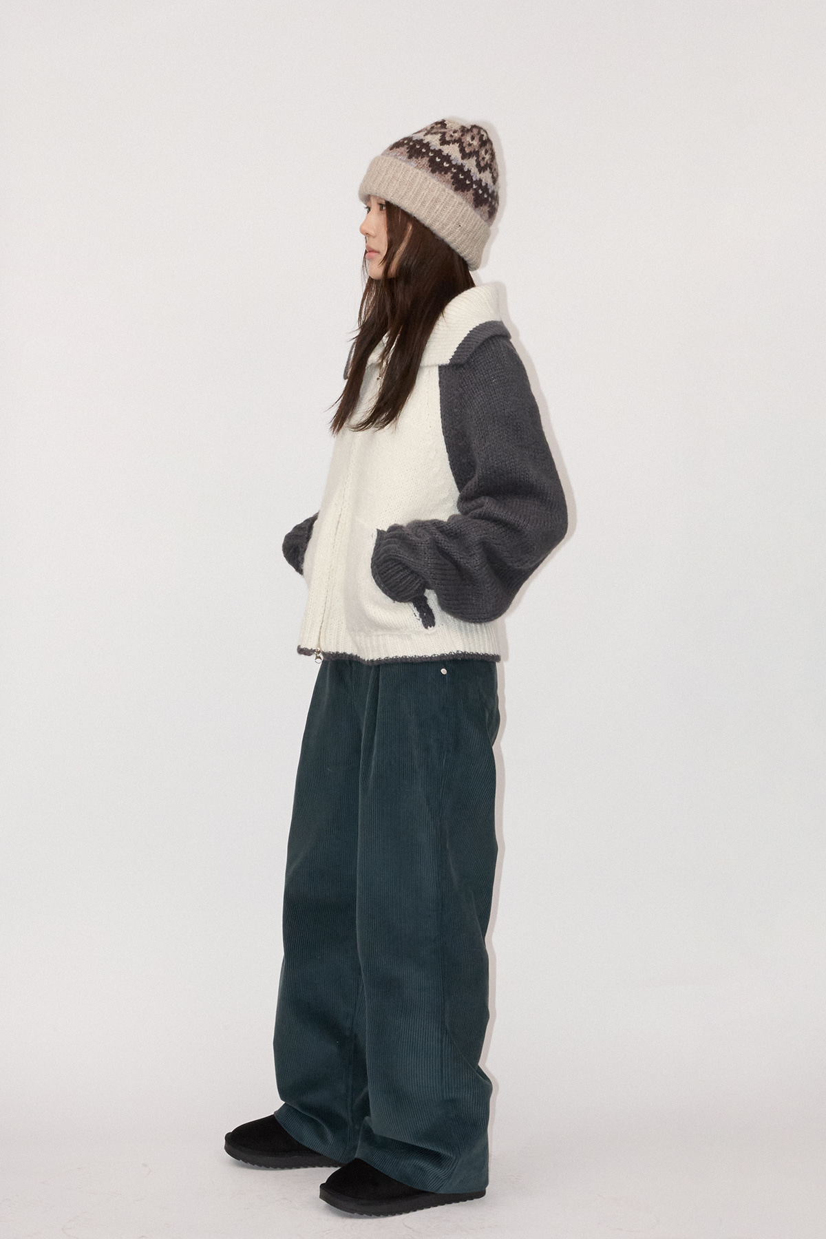 COLORBLOCK ZIP-UP