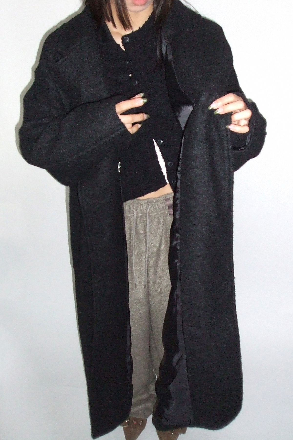 WOOL BANDING JOGGER PANTS