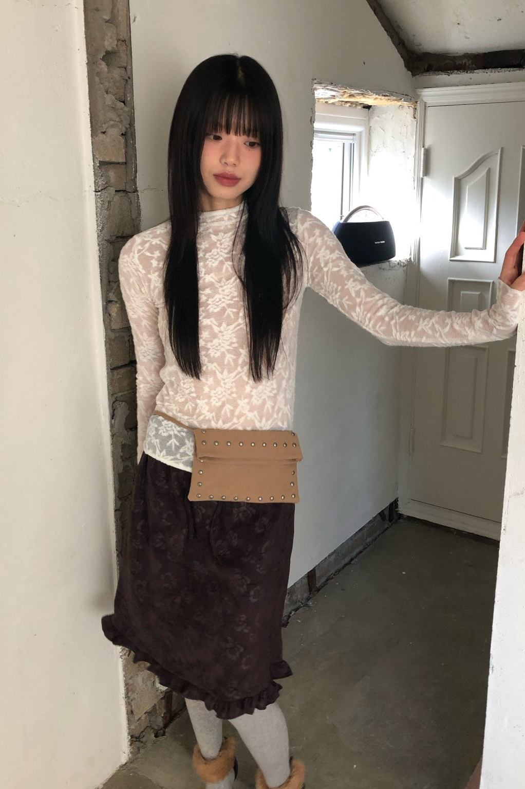 MINIMAL RIVET BELT BAG