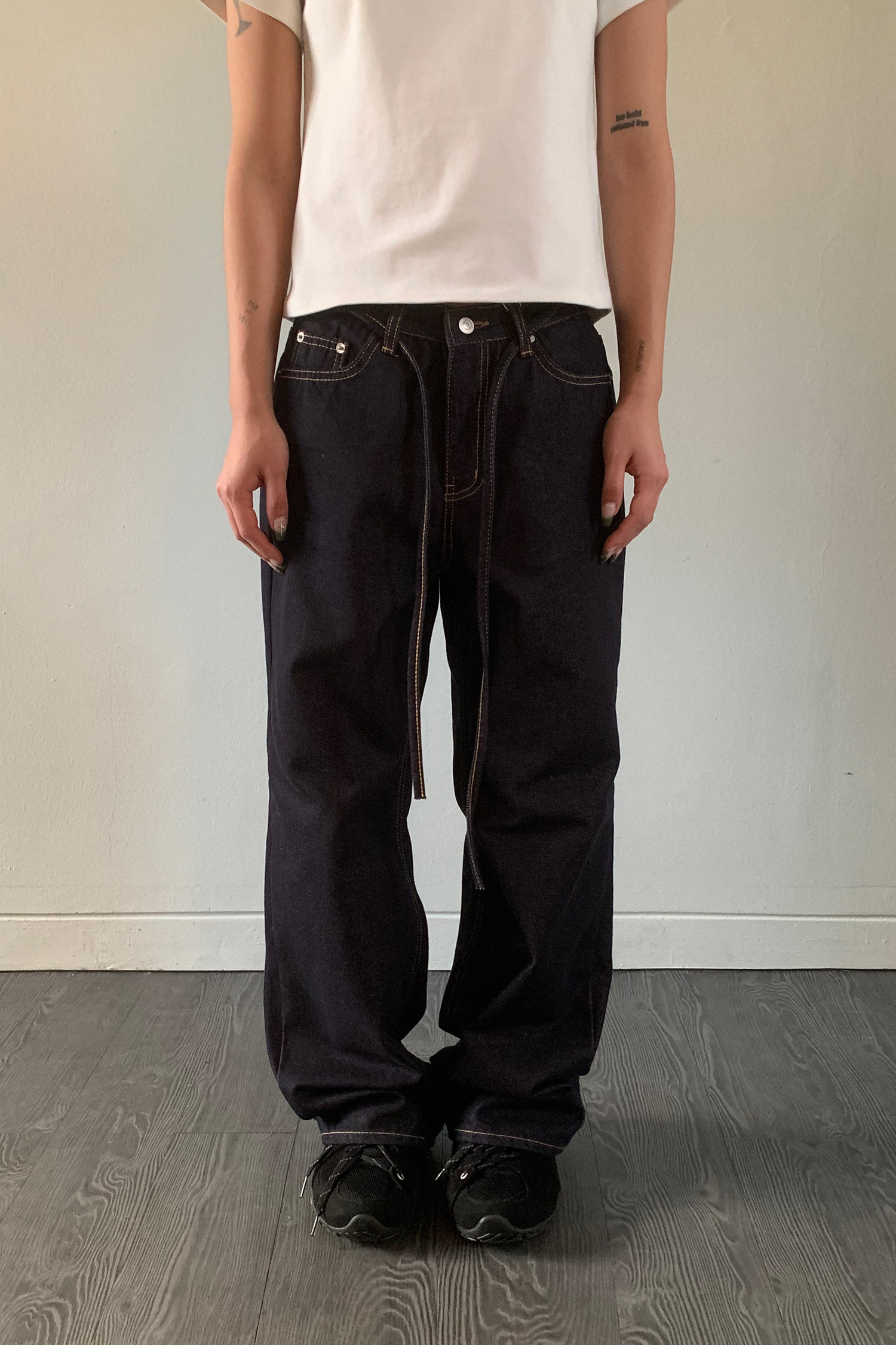 NON-FADE STRAIGHT DENIM (기모)