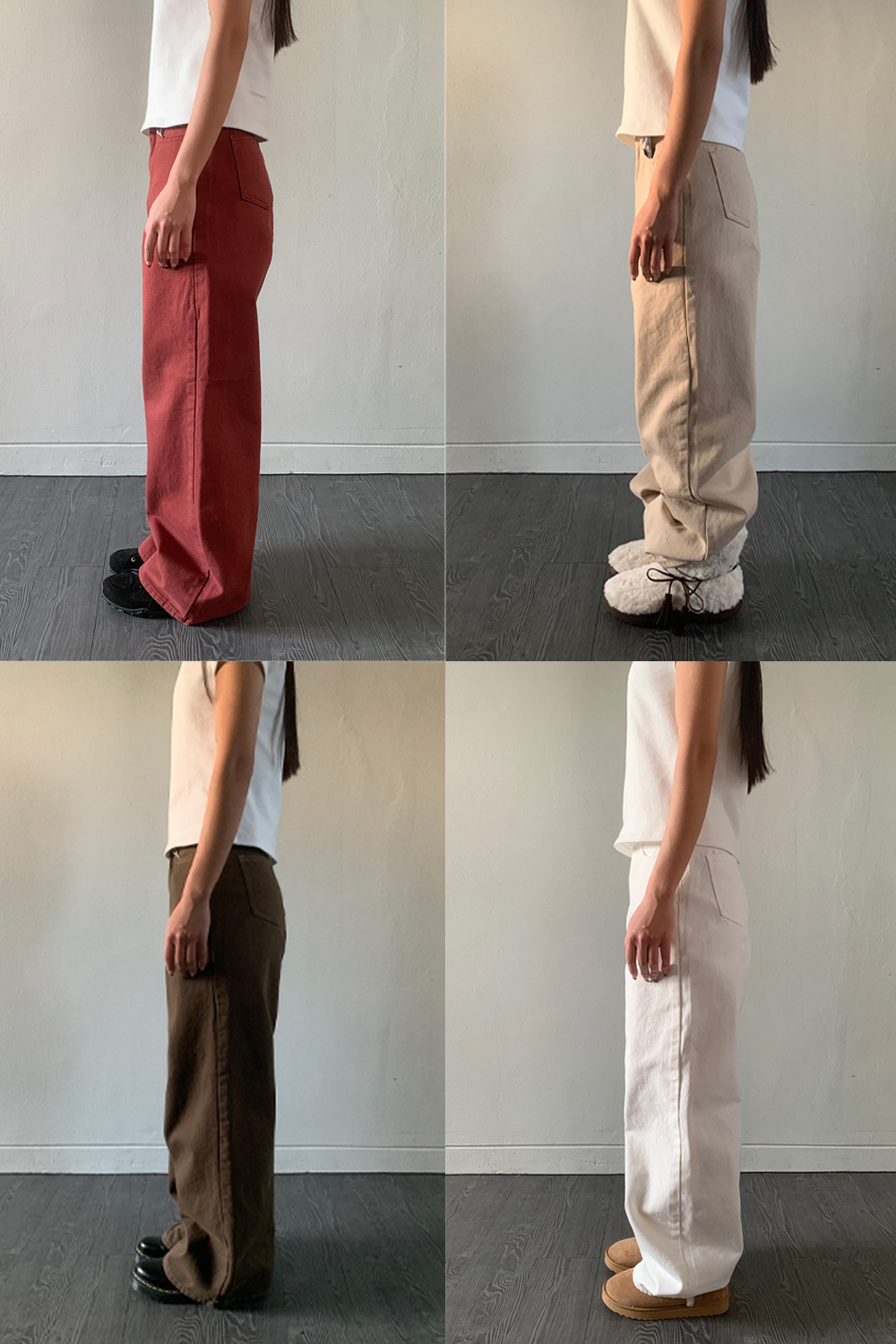 STRAIGHT WIDE PANTS (기모)