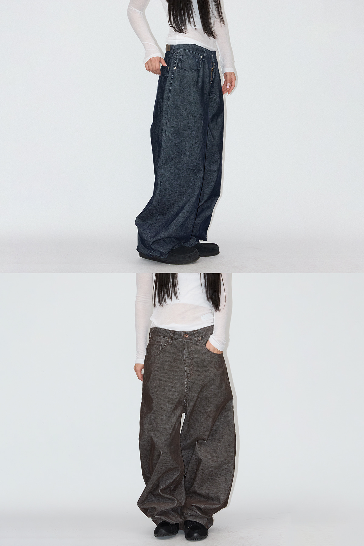 NON-FADE CORDUROY DENIM PANTS