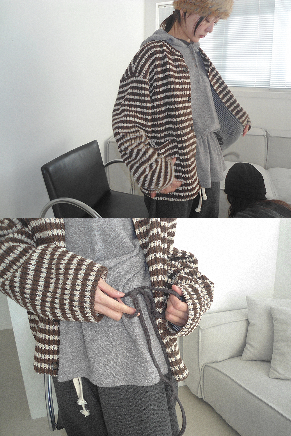 (60%)VINTAGE DRAWSTRING HOODIE