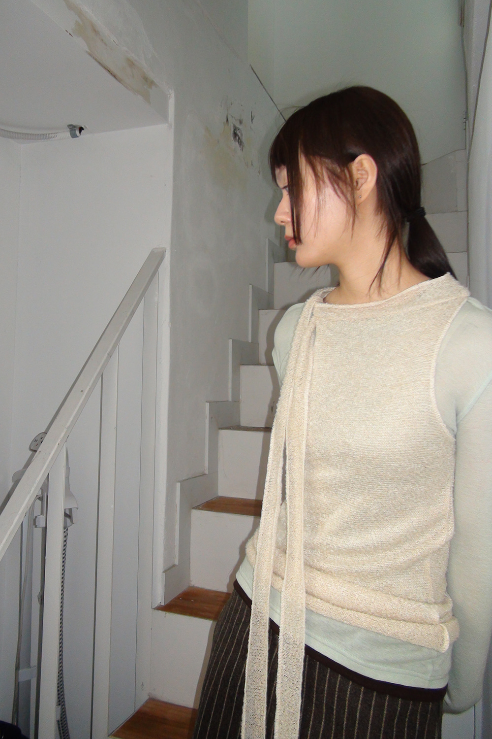 SCARF HALTER TOP