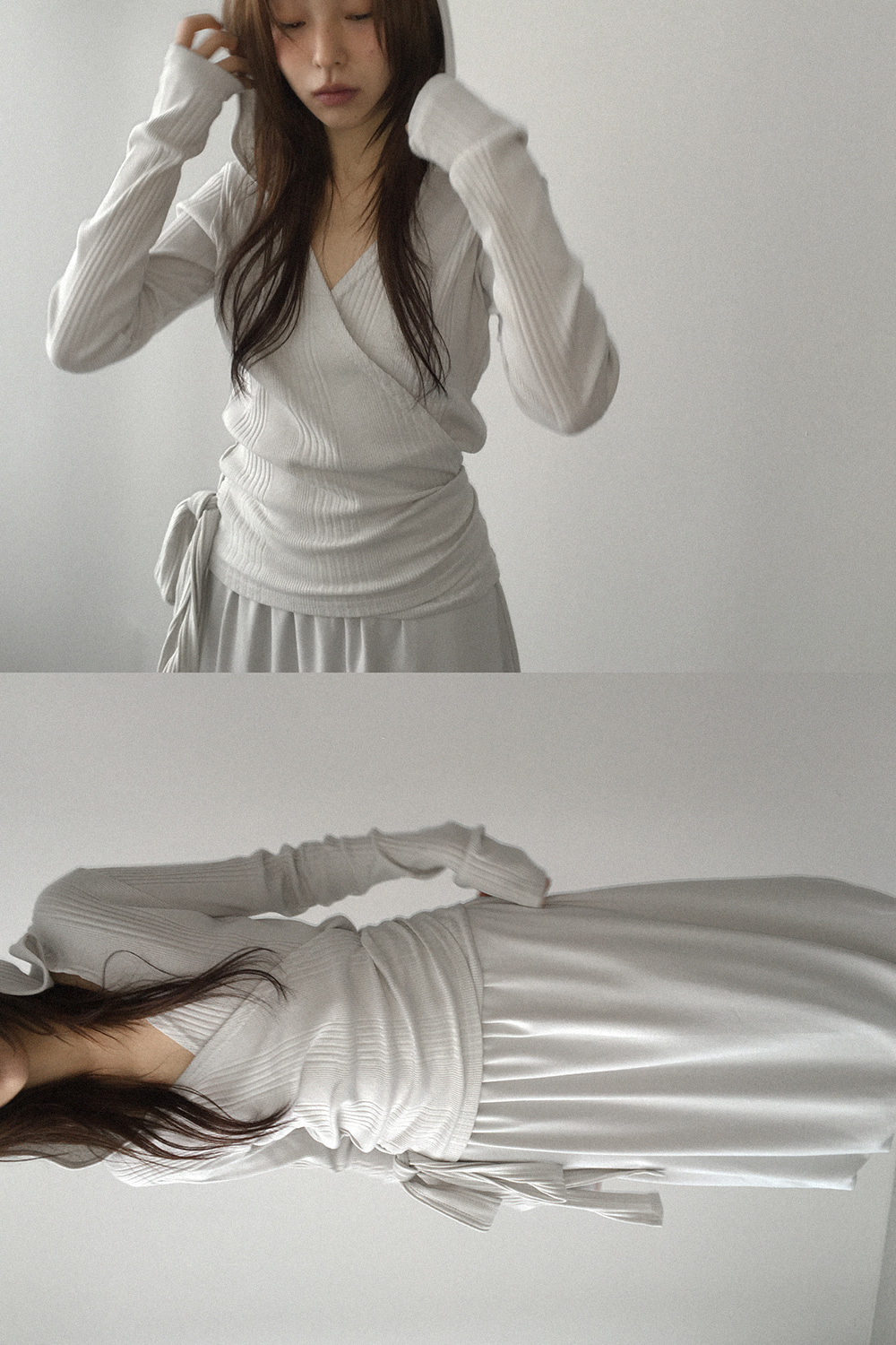 WRAP HOOD CARDIGAN