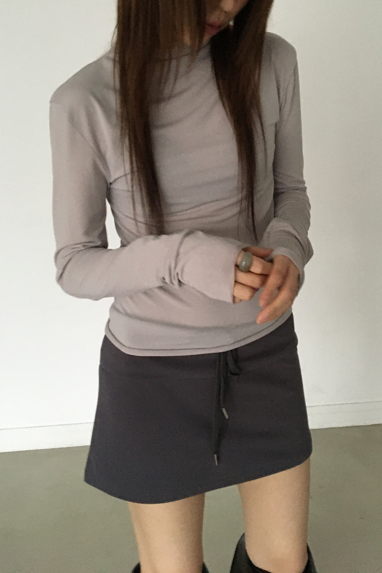 HALF TURTLENECK T
