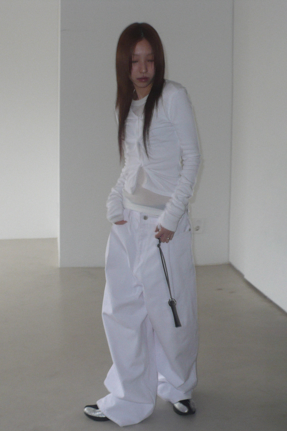 DEEP PLEAT WIDE PANTS