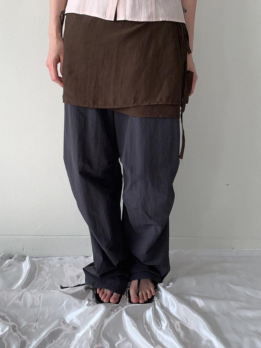 SIMPLE SHEER WRAP SKIRT