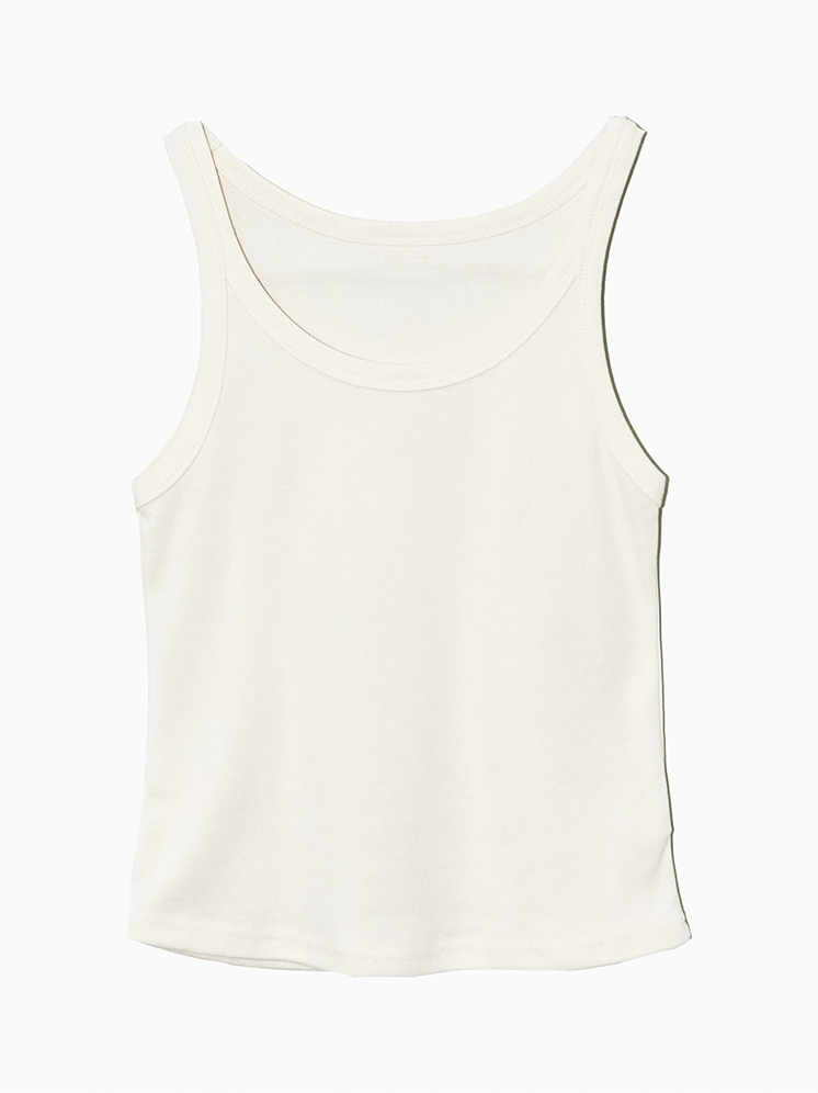 BASIC RIBBED SLEEVELESS