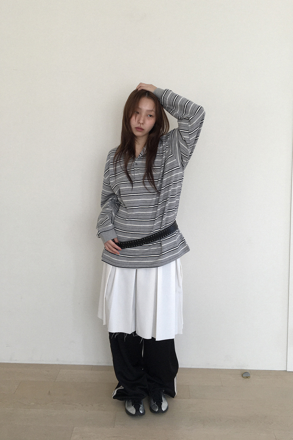 BUTTON PLEATED SKIRT 상세 이미지 15