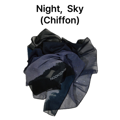 Night, Sky - Chiffon Poster