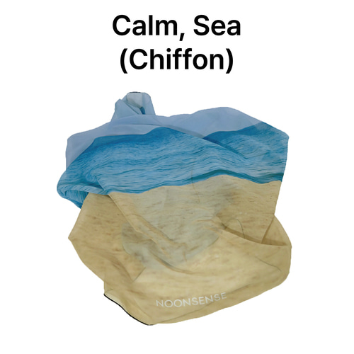Calm, Sea - Chiffon Poster