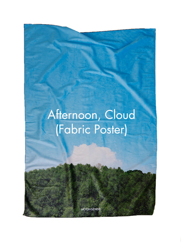 Afternoon, Cloud - Fabric Poster