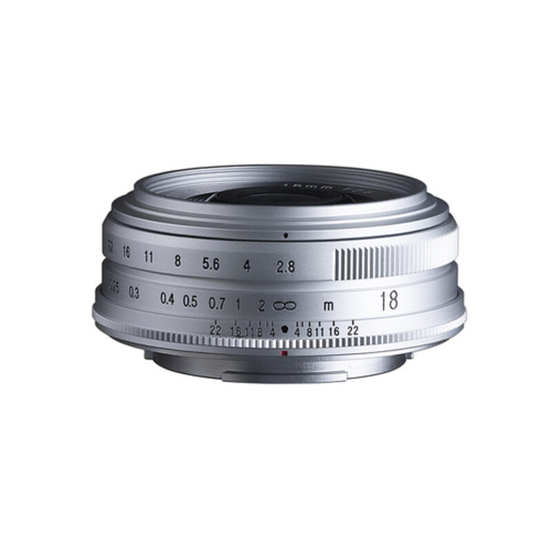 보이그랜더 COLOR-SKOPAR 18mm F2.8 Aspherical for Fujifilm X-Mount Silver