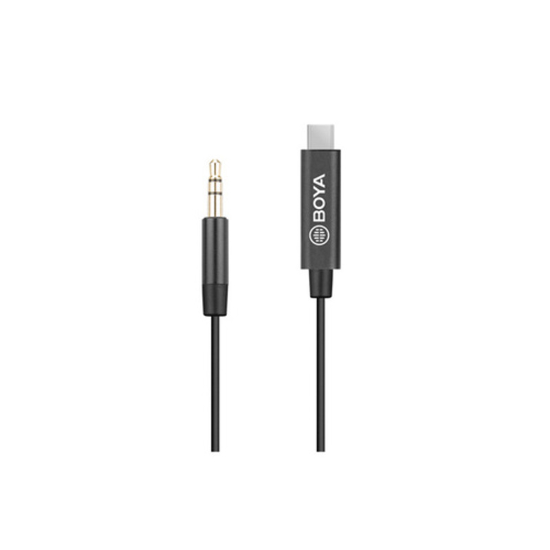 보야 BY-K2 3.5mm TRS (Male) to USB Type-C (Male) Audio Adapter