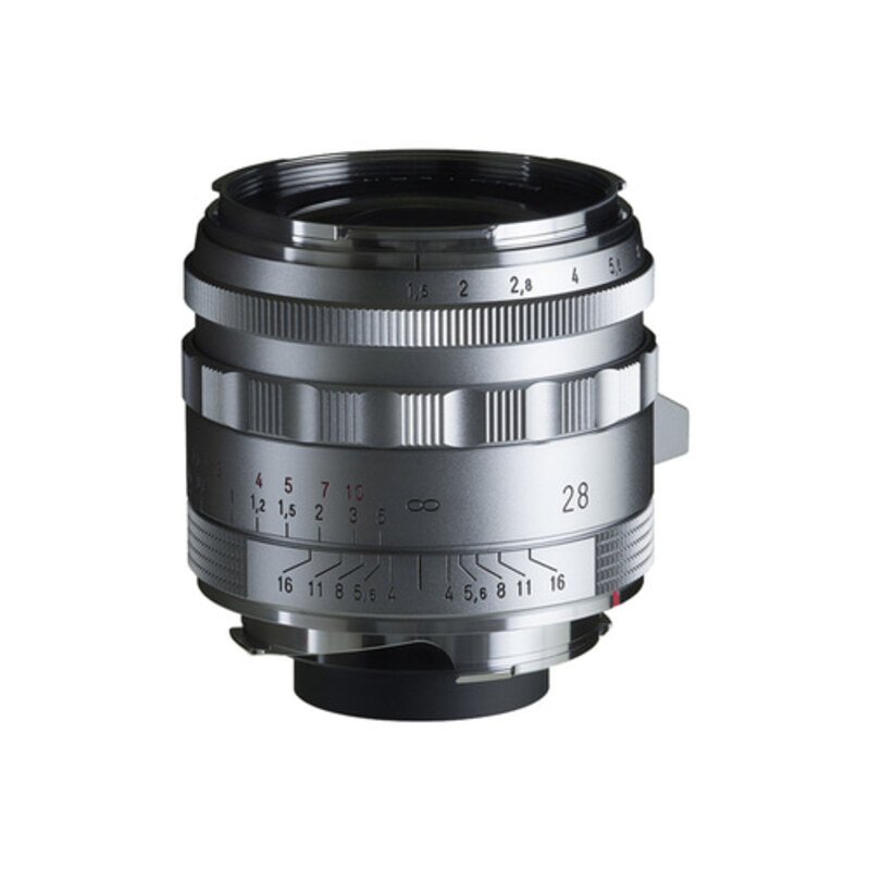 보이그랜더 NOKTON Vintage Line 28mm F1.5 Aspherical Type II for VM-Mount Silver