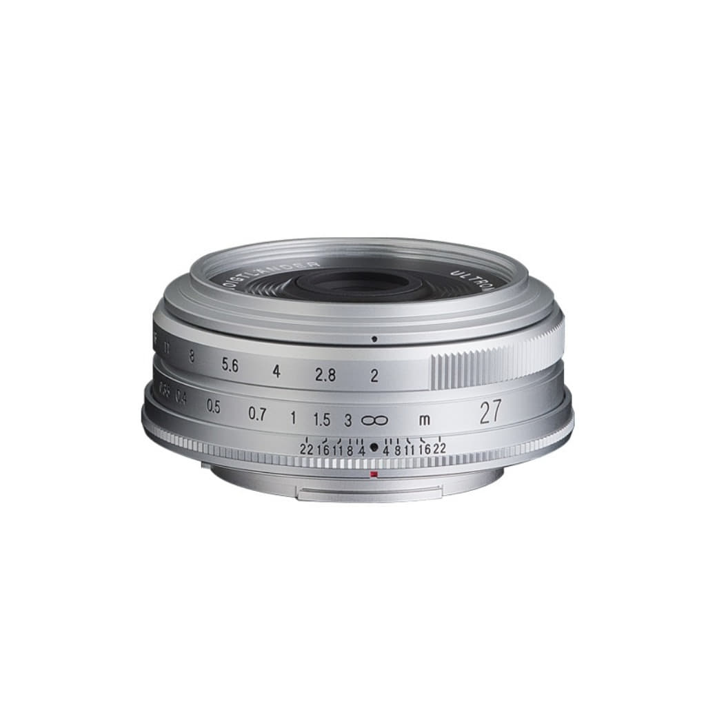 보이그랜더 ULTRON 27mm F2 for Fujifilm X-Mount Silver
