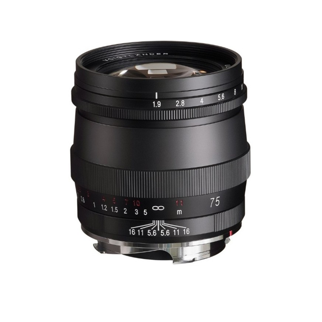 보이그랜더 ULTRON 75mm F1.9 Multi Coating for VM-Mount Matt Black