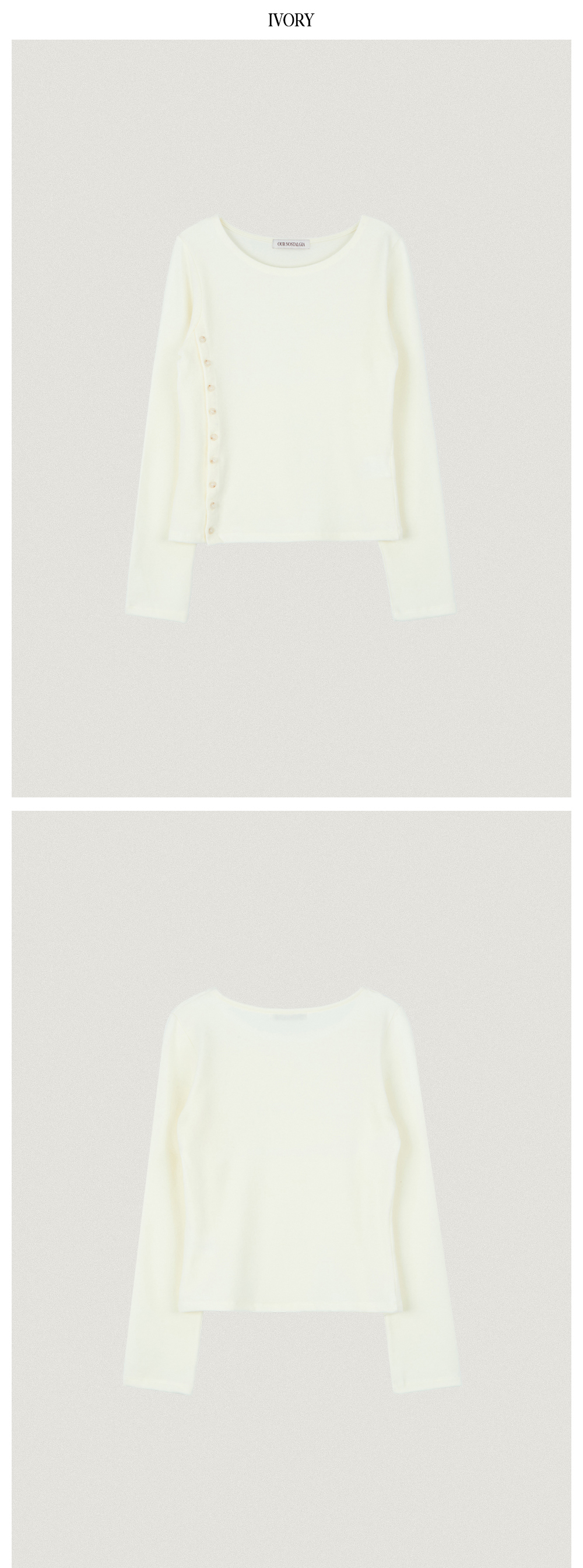 긴팔 티셔츠 모델 착용 이미지-S1L9