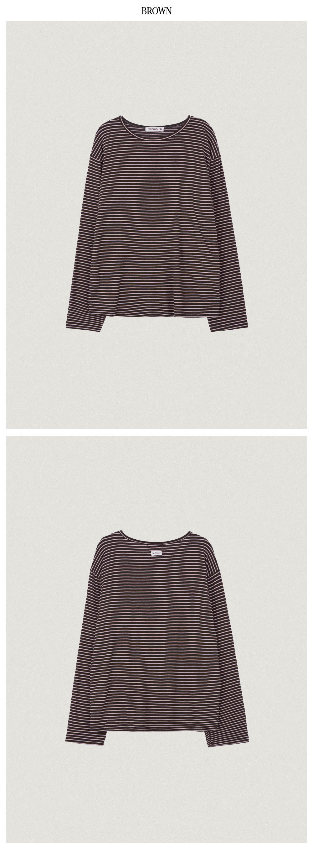 긴팔 티셔츠 모델 착용 이미지-S1L8