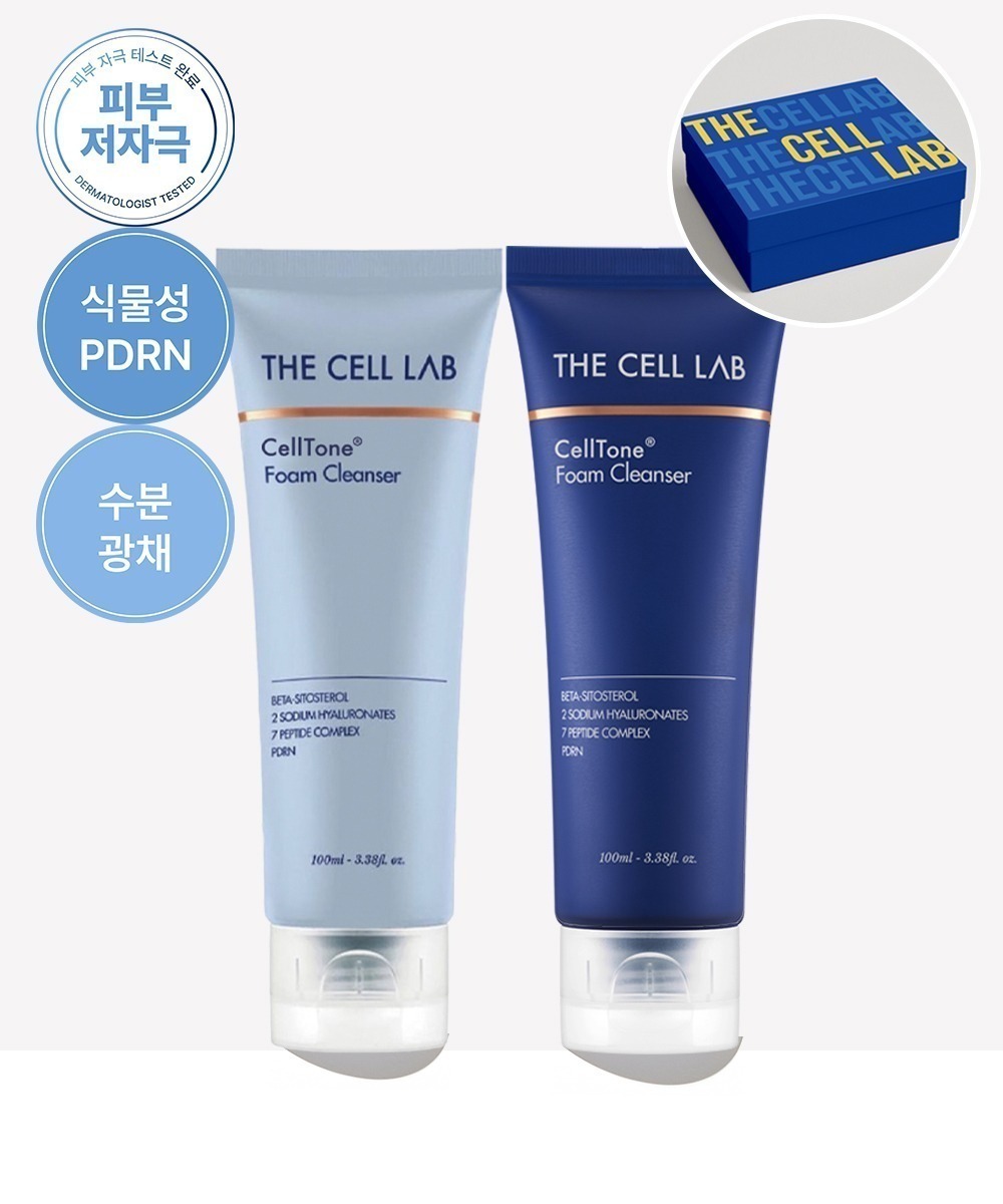 [May Gift Set] The Cell Lab Moisturizing Celltone Foam Cleanser ...